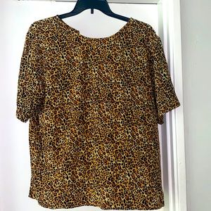 Animal Print Blouse